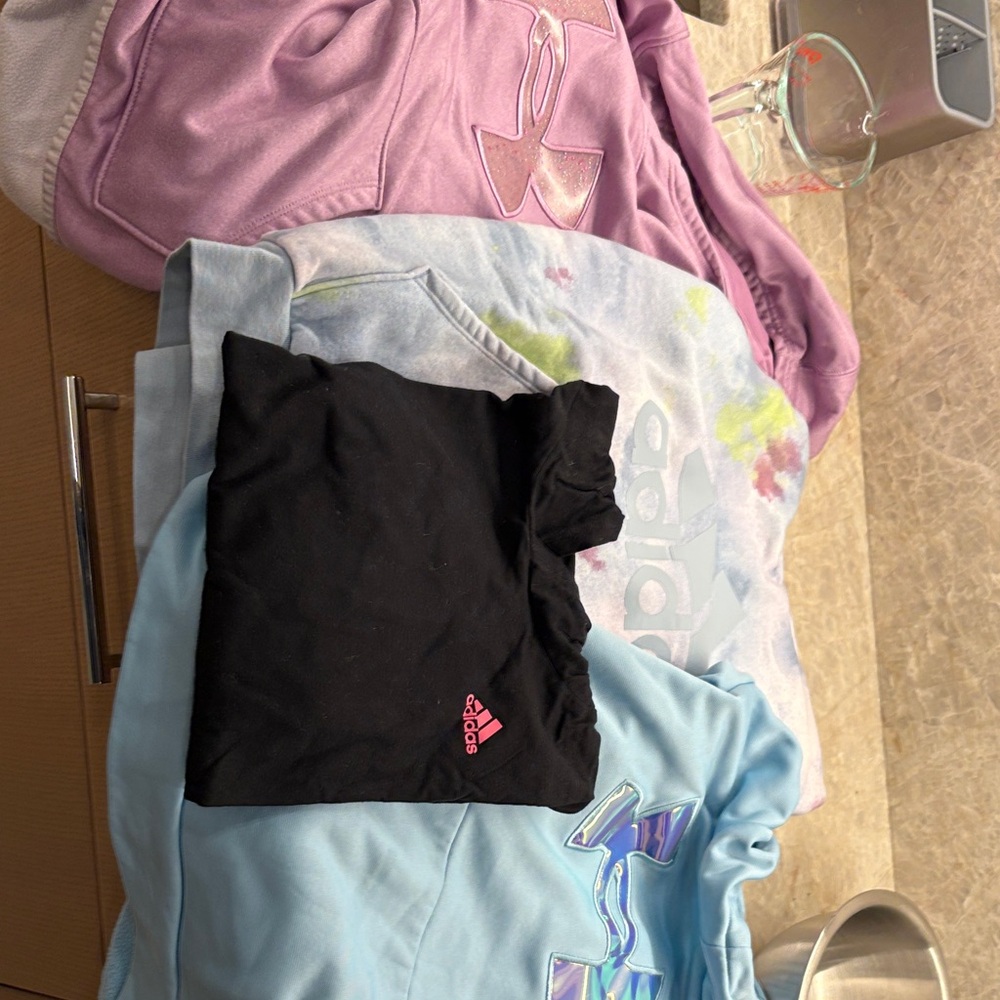 adidas Kids Sweatshirts & Hoodies - Pink, Black, Blue